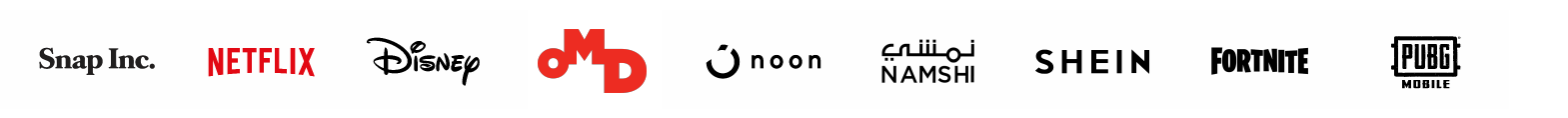 Brands working with D+